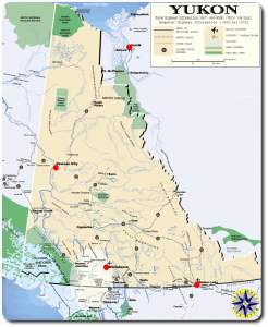 yukon territory map