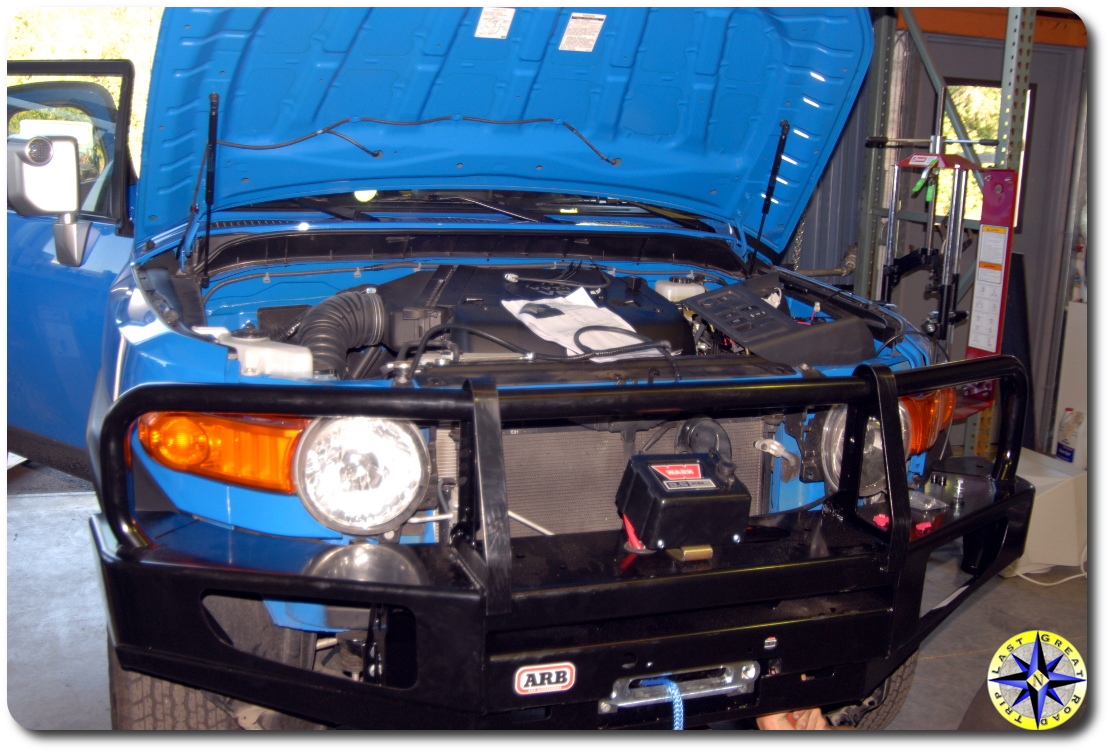arb bumper install fj cruiser