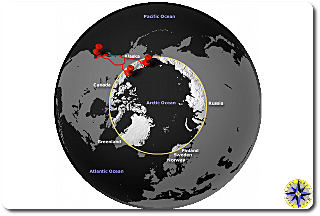 arctic circle globe