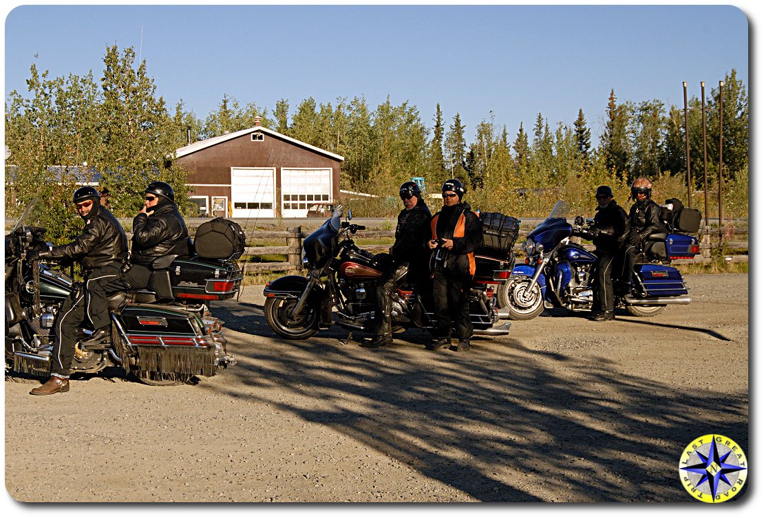 motorcylists Beaver Creak alaska