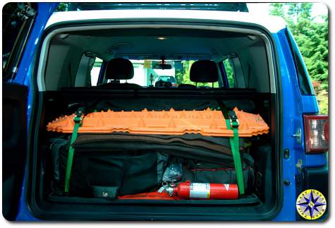 fj cruiser packed up