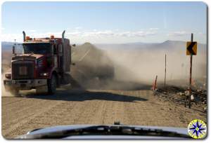 18 wheeler on dempster highway