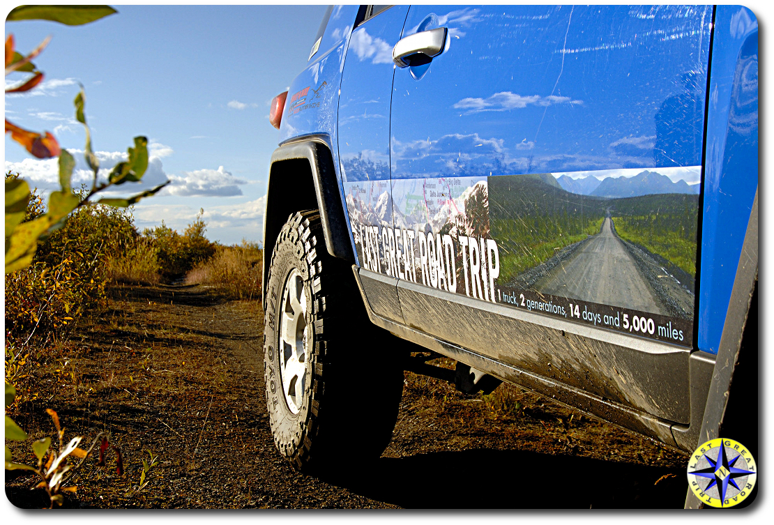 fj cruiser alaska two track
