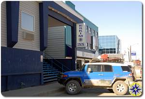 Eskimo Inn fj cruiser inuvik canada