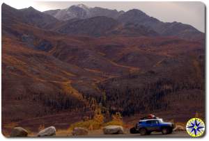 fj cruiser fall colors dempster highway