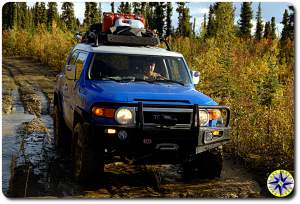 fj cruiser muddy trail fall colors 6