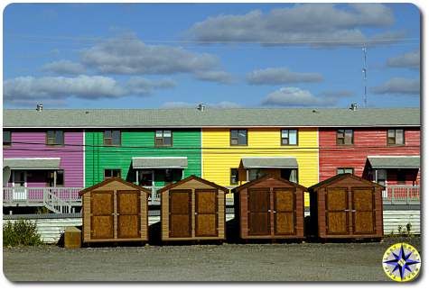 inuvik canada row houses