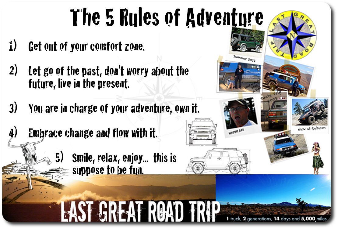off-road adventure rules