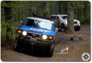 fj cruiser tahuya forest jeep