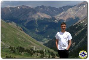 boy colorado mountains