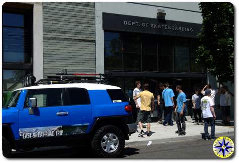 dept of skateboarding fj cruiser