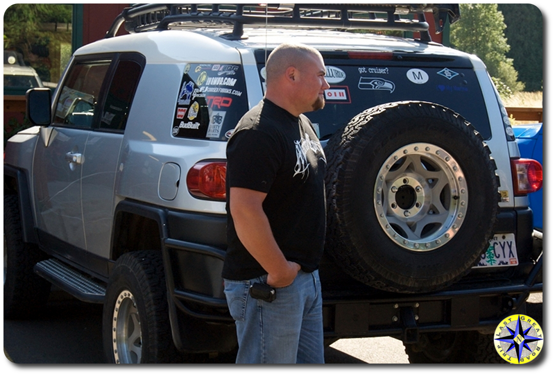 silver fj cruiser metal tech rear bumper