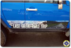 fj cruiser last great road trip sticker