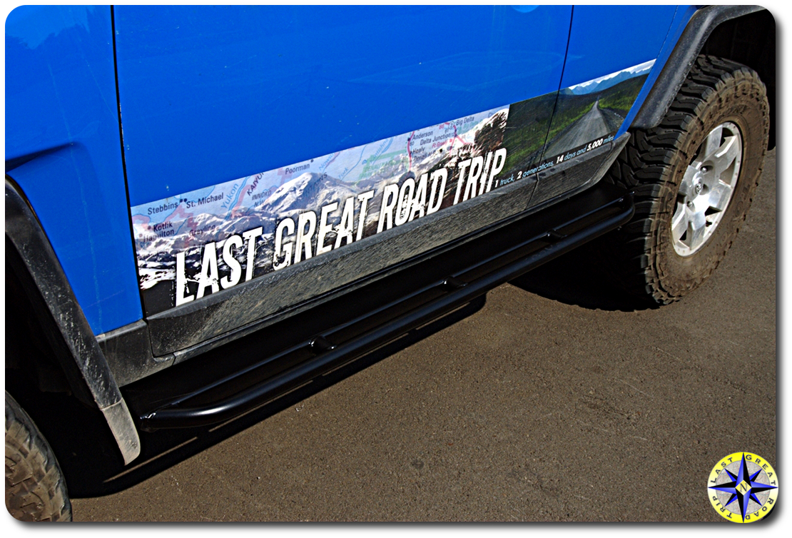 fj cruiser metal tech slider rub rail