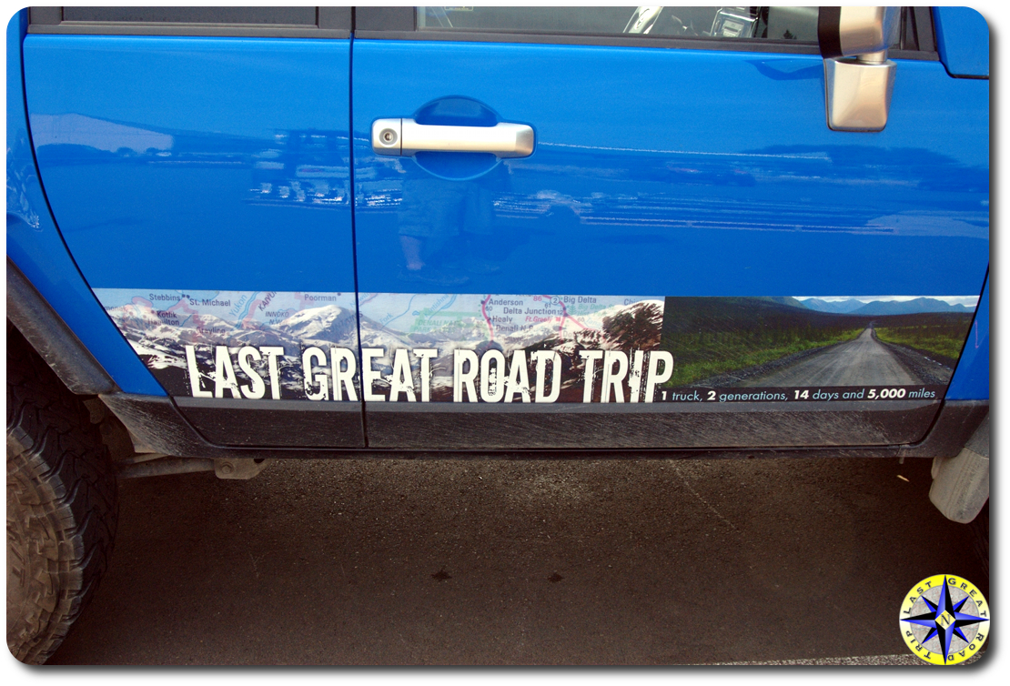 fj cruiser last great road trip sticker