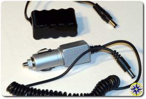 bullet cam battery and power charger