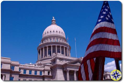 boise idaho capital flag