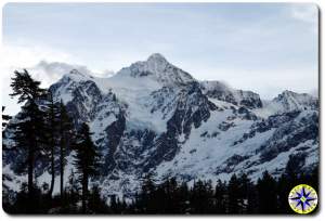 snow covered mount shuksan