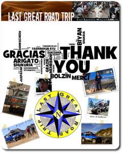 thank you from last great road trip