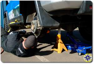 installing fj cruiser rear lower control arm