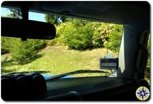 garmin car gps fj cruiser winshield mounted