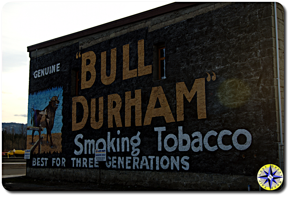 Bull Durham building sign art