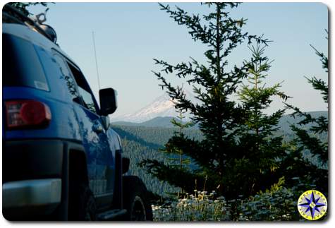 voodoo blue fj cruiser mountain view