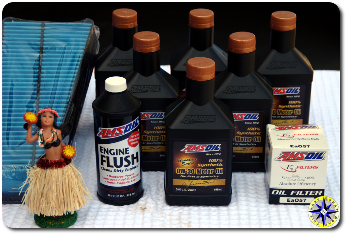 amsoil engine oil change supplies