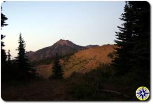 mount angeles at hurrican ridge