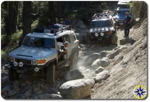 toyota fj cruisers big sluice rubicon trail