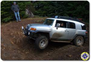 silver fj cruiser hogs back tillamook forest