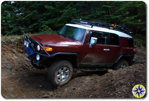 marron fJ cruiser hogs back