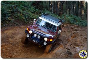 marron fj cruiser hogs back tillamook forest