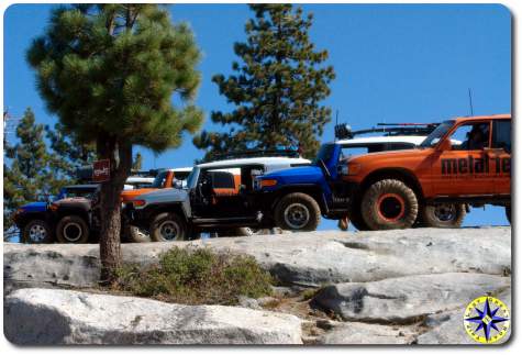 toyota fj cruisers and toyota fj80 rubicon trail