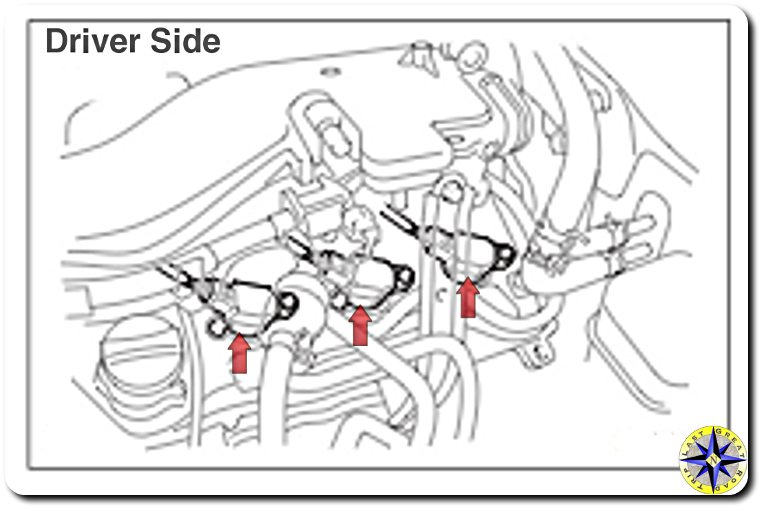 fj cruiser driverside spark plug location