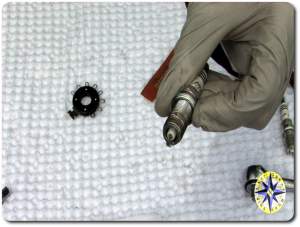 fj cruiser spark plug