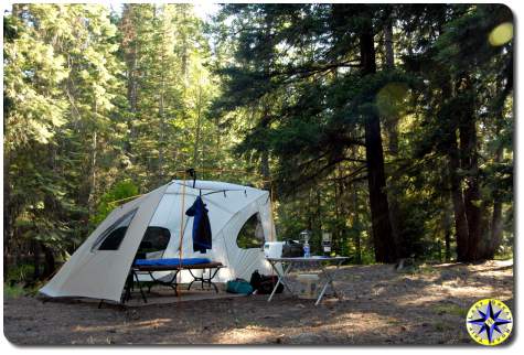 camp site kelty shelter