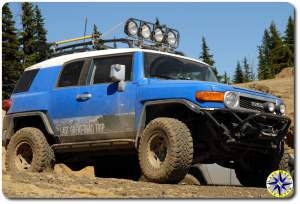 voodoo blue toyota fj cruiser metal tech bumper