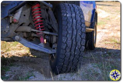 fj cruiser total chaos long travel falken rockie mountain tire