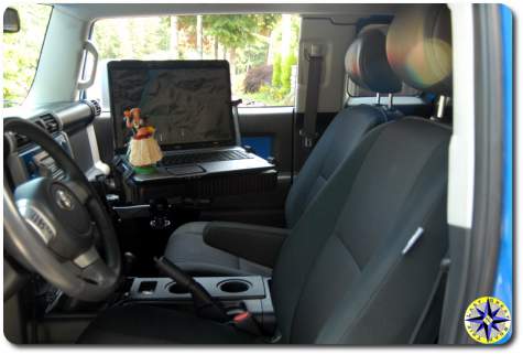 fj cruiser RAM mount laptop