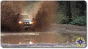 fj cruiser wall of muddy water