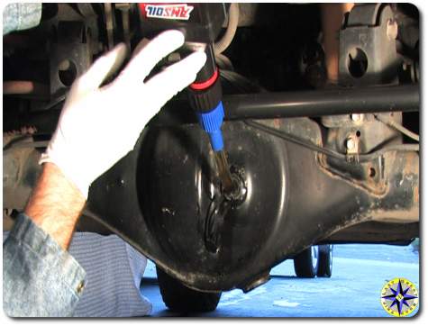 toyota fj cruiser adding rear differential oil