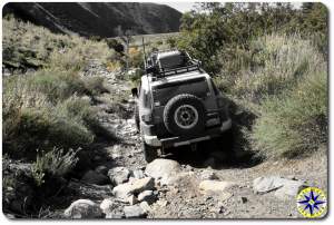 stylized off road toyota fj cruiser