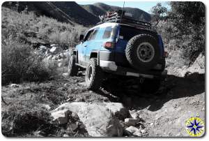 toyota fj cruiser off road stylized