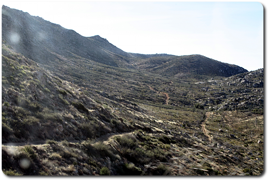road through baja hills