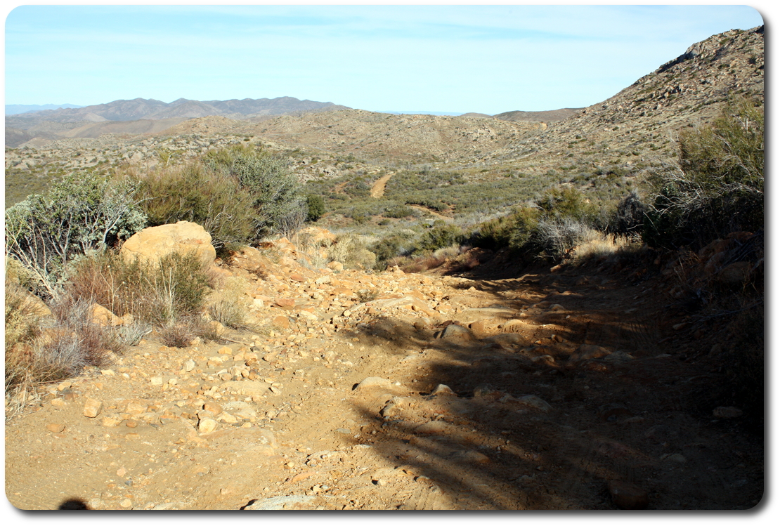 baja trail ahead