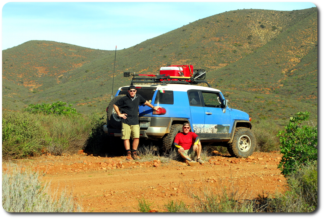 me and brad in baja
