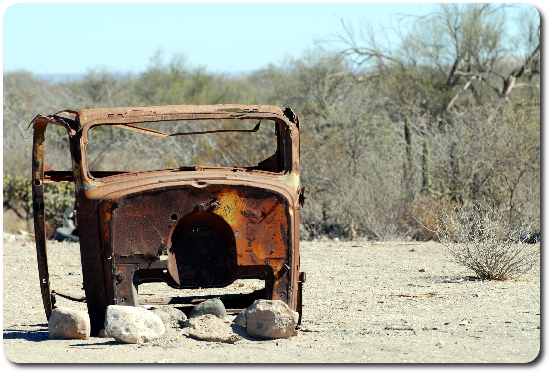 rusted truck