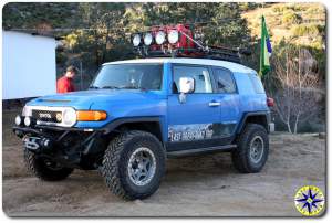 fj cruiser mikes sky rancho parking lot