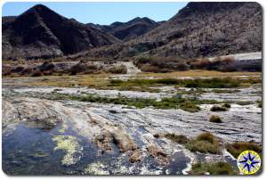 baja mexico desert stream